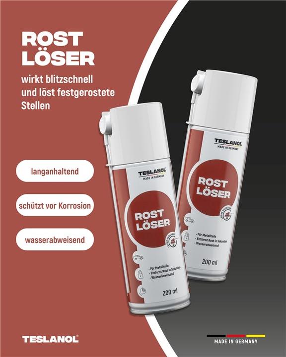 Actual product image Teslanol rust remover (200 ml)