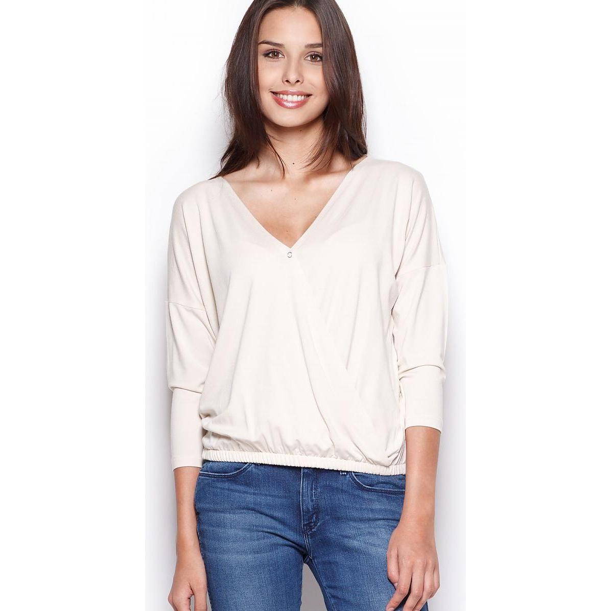 Thumbnail - Figl, Damen, Bluse, Bluse, Beige, (L)