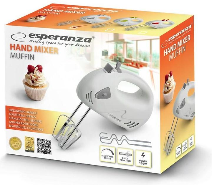 Actual product image Esperanza HAND MIXER MUFFIN 150W (150 W)