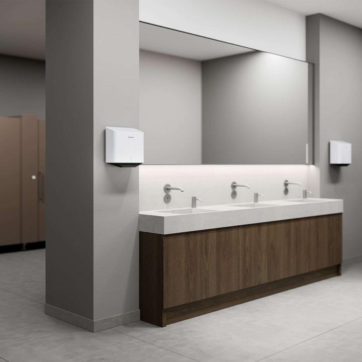 Image du produit Stiebel Eltron ULTRONIC Plus, sèche-mains électrique, hygiénique : stérilisateur à air + filtre HEPA, TÜV