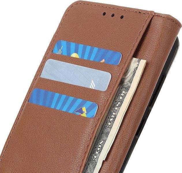 Actual product image MU Classic Litchi Leather Bookcover Series (Motorola Edge)