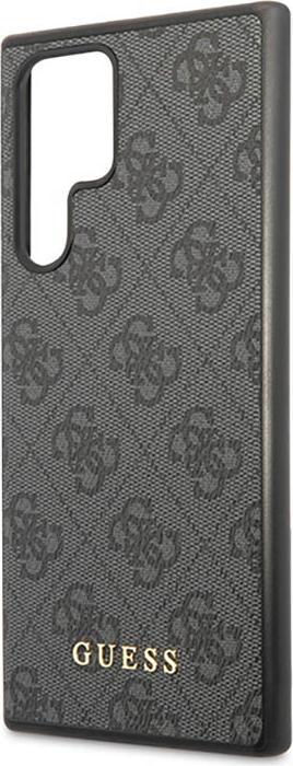 Produktbild Guess GUHCS23LG4GFGR S23 Ultra S918 grey/grey hardcase 4G Metal Gold Logo (Samsung Galaxy S23 Ultra)