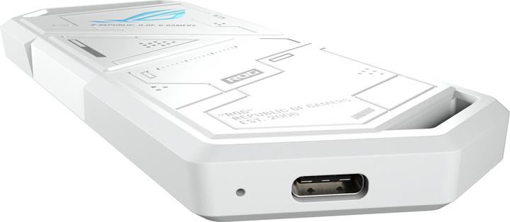 Produktbild ASUS Geh USB ROG Strix Arion White M2 SSD Gehäuse mit Aura (M.2 2280, M.2 2230, M.2 2260, M.2 2240)