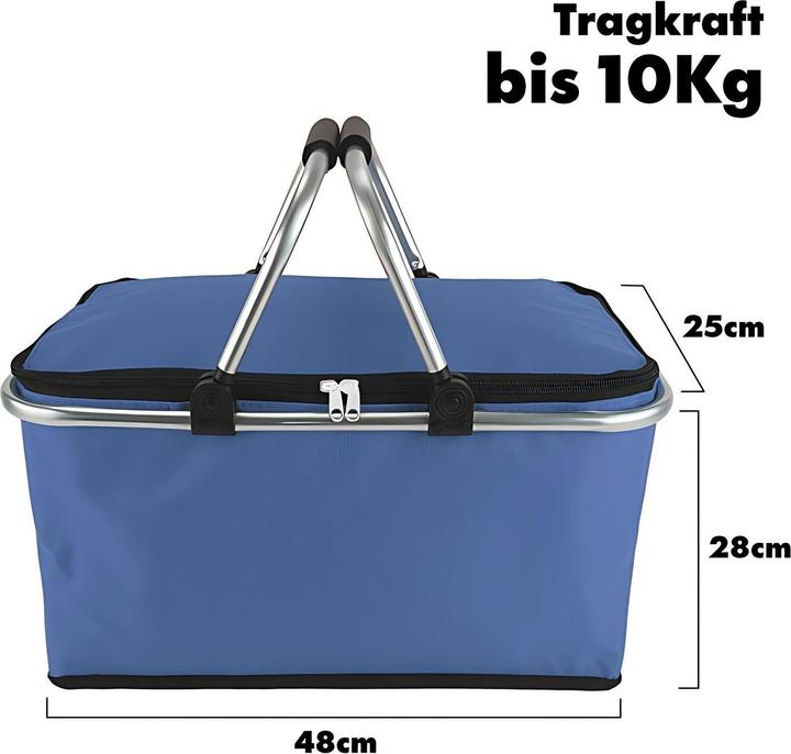 Actual product image Hermex Shopping Basket Set Thermo Shopping Basket Carry Basket Cooling Basket Carrybag