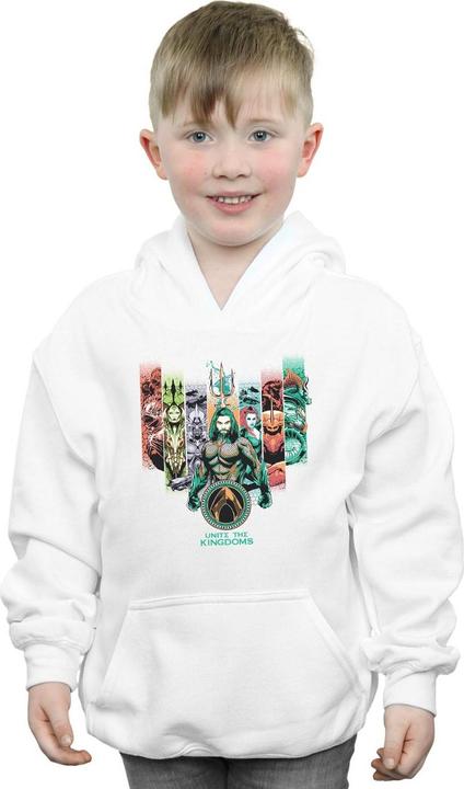 Immagine prodotto Aquaman Unite The Kingdoms Felpa con Cappuccio Ragazzi (140, 146)