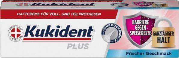 Produktbild Kukident Plus Barriere gegen Speisereste-Frischer Geschmack 40G Haftcreme (40 ml)