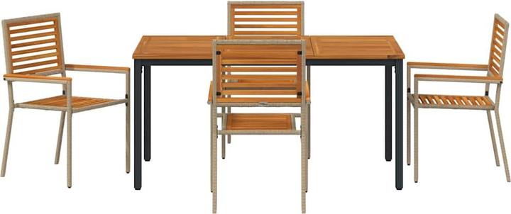 Produktbild vidaXL Garten Essgruppe (150 x 90 x 75 cm)