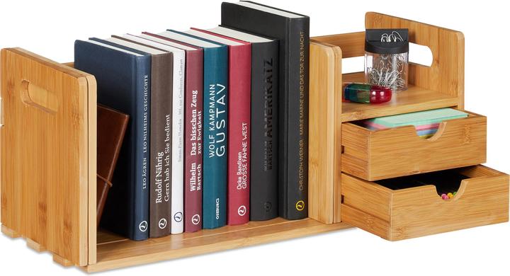Actual product image Relaxdays Desk Organizer and Book Shelf