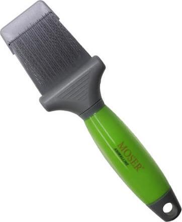 Image du produit Moser 2999-7085 Brosse flexible double face pour animaux (Chien, Chat)