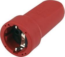 Actual product image REV 0512159555 Protective contact coupling rubber 250 V Dark red IP20