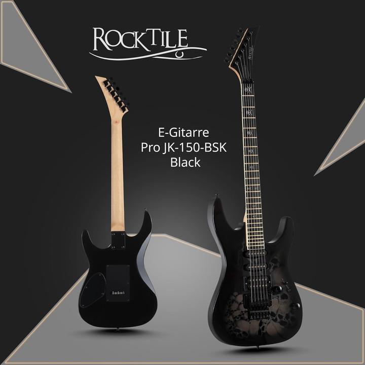 Produktbild Rocktile E-Gitarre mit Singlecoils, Humbucker und Tremolo (E-Gitarre, Ahorn Hals, Lindenholz Korpus, Palisander Griffbrett)