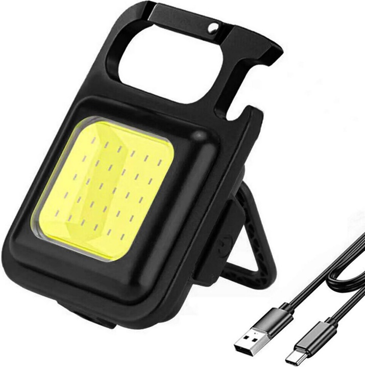 Immagine prodotto Dema Torcia LED per portachiavi (6 cm, 800 lm)