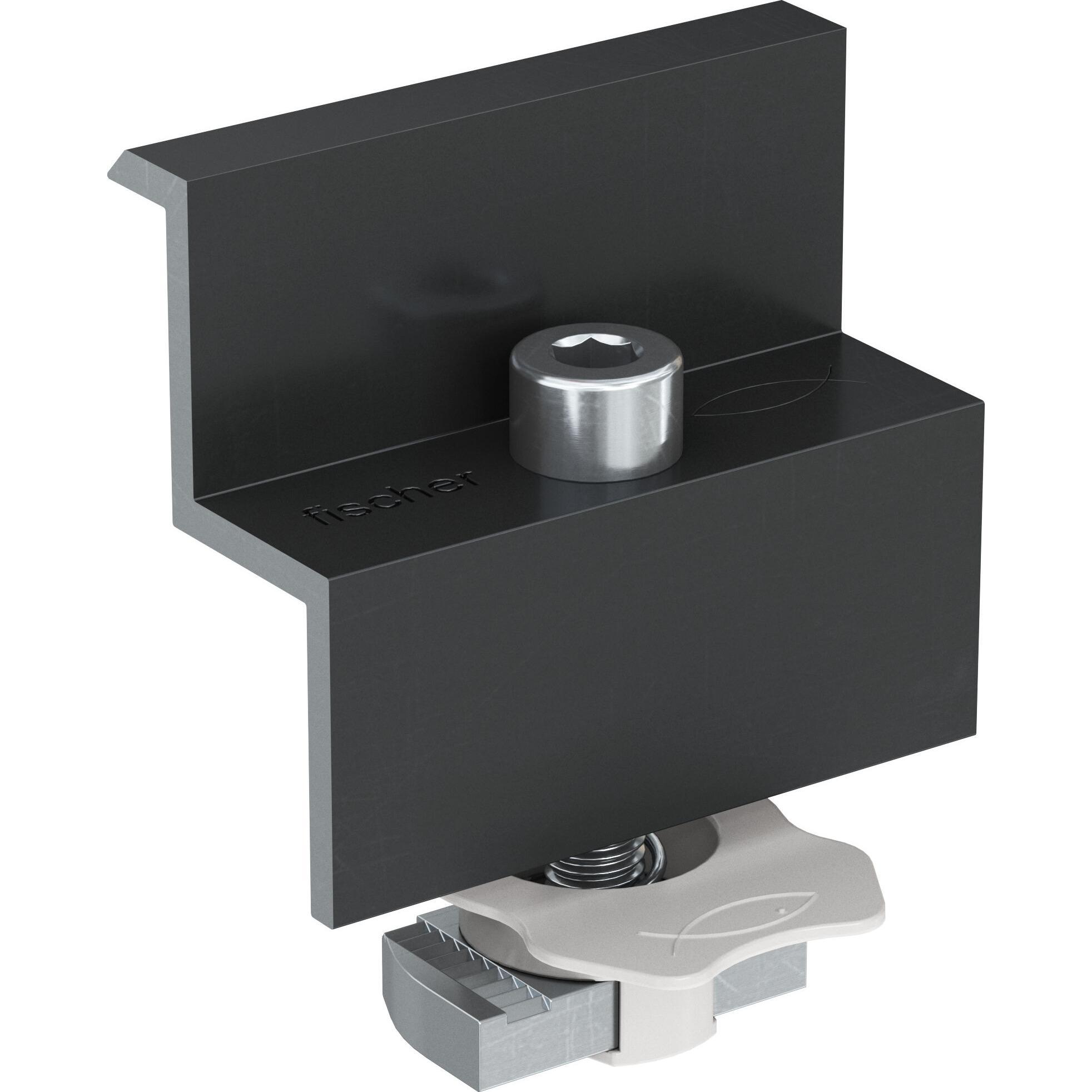 Fischer, Morsa + Strettoio, Endklemme vorm. PM F 35 AL sw (35 mm)