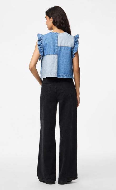 Actual product image Pieces PCFIE VOLANT PATCHWORK Jeansweste (L)