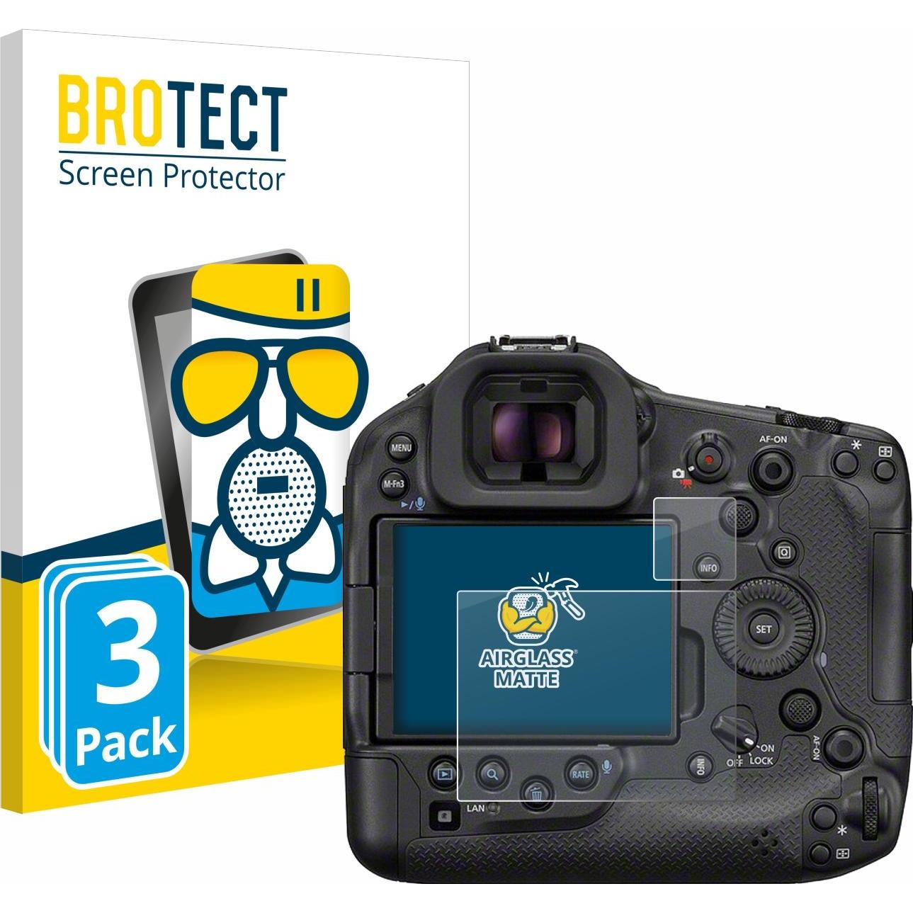 Thumbnail - BROTECT Schutzglas Schutzfolie Glas Folie Displayschutz matt (Displayschutz, EOS R1), Kameraschutz