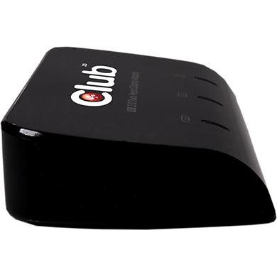 Club 3D SenseVision USB3.0 to DVI-I & HDMI Graphics Adapter (HDMI, DVI, 6.40 cm), Data + Video Adapter, Schwarz