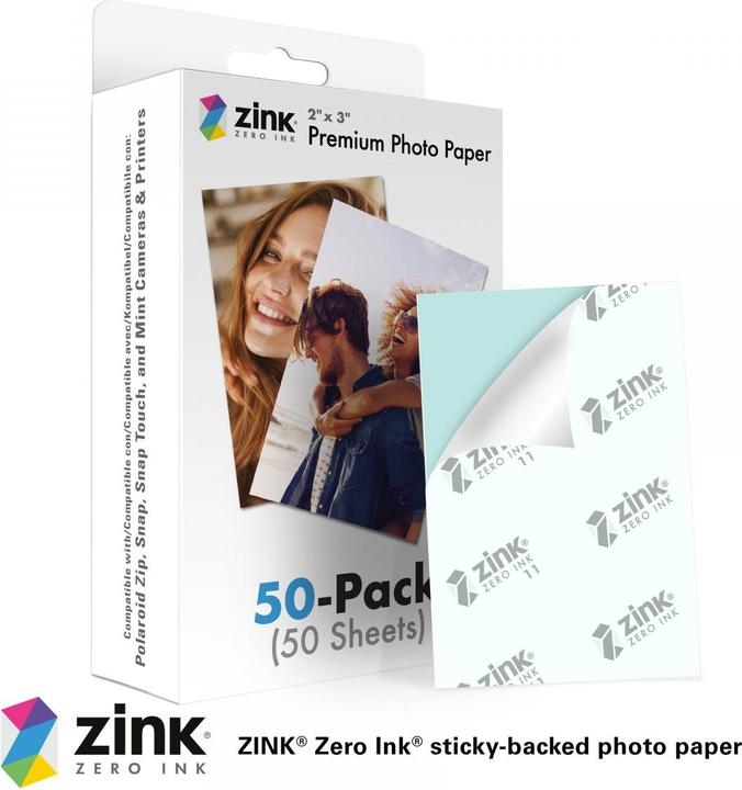 Immagine prodotto Zink Premium (50) (Verde menta, Zip, Tocco a scatto, schiocco, M230)
