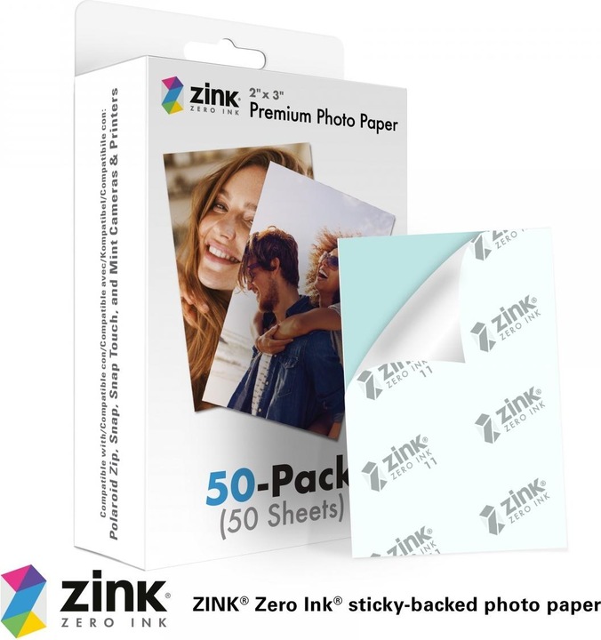 Actual product image Zink Premium (50) (Mint, Zip, Snap touch, snap, M230)