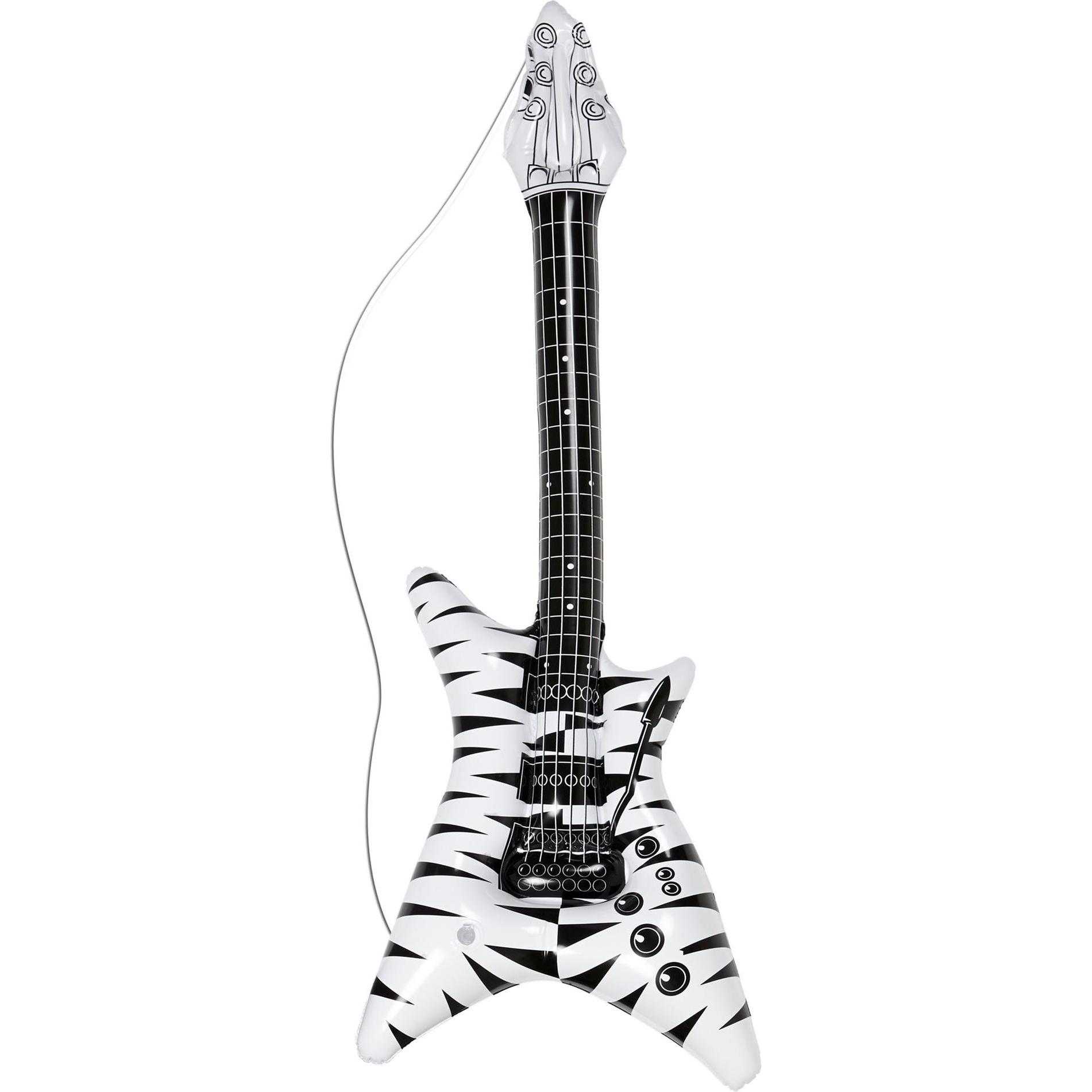 Widmann Aufblasbare Gitarre Zebramuster
