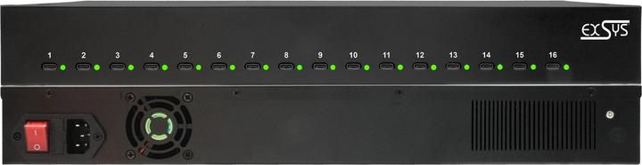 Produktbild Exsys 16-Port USB-C Ladestation 1008W (1008 W)