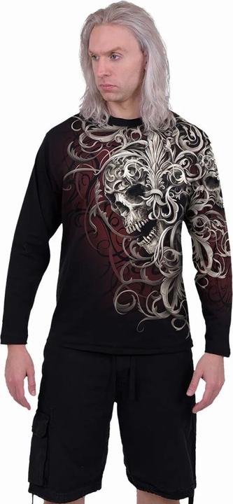 Produktbild Spiral Skull Shoulder Wrap TShirt Langärmlig (S)