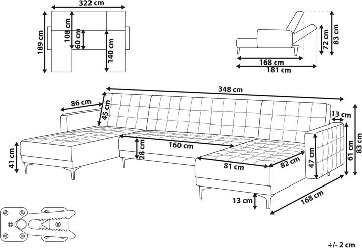 Produktbild Beliani Aberdeen