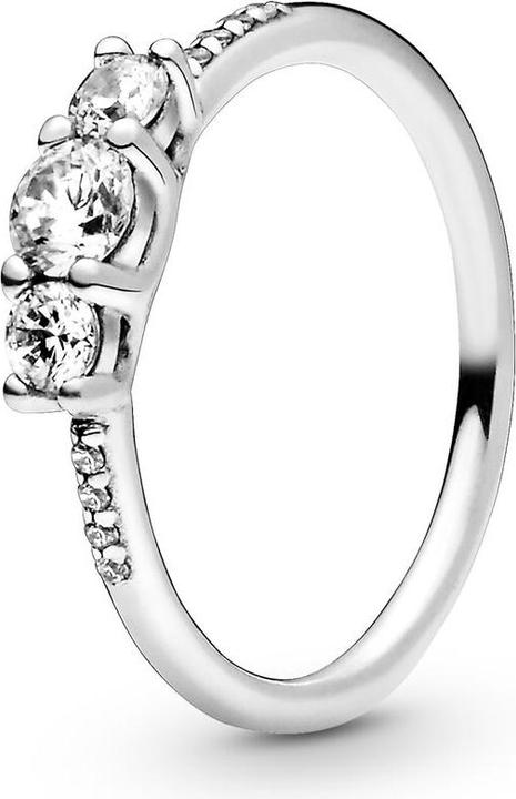 Immagine prodotto Pandora Anello con tre pietre chiare (58, 925 Argento)