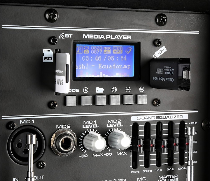 Actual product image Vonyx PA system AP1500PA (Active, 1x 800 W)