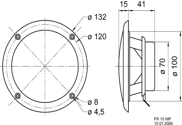 Immagine prodotto Visaton Altoparlante a gamma completa FR 10 WP