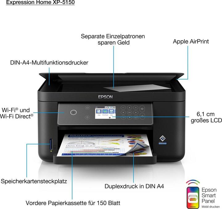 Actual product image Epson XP-5150 (Ink, Colour)