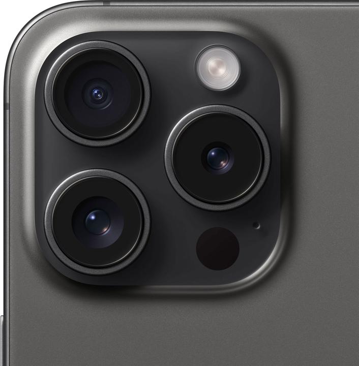 Actual product image Apple iPhone 15 Pro (256 GB, Black Titanium, 6.10", SIM + eSIM, 48 Mpx, 5G)