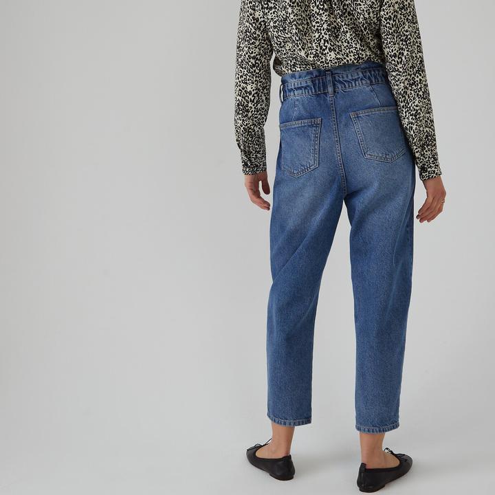 Immagine prodotto La Redoute Collections Jeans a palloncino con vita alta a sacco di carta