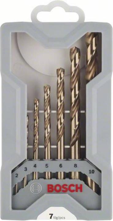 Produktbild Bosch Zubehör PRO Stainless Steel HSS-Co Spiralbohrer-Set, 7-tlg. (10.0, 2.0, 3.0, 4.0, 5.0, 6.0, 8.0)