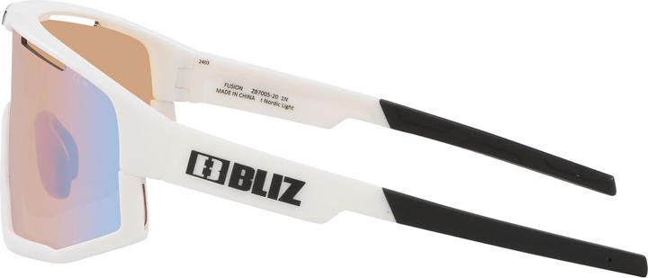 Actual product image Bliz Fusion Nordic Light (white-coral-orange, White, Orange)