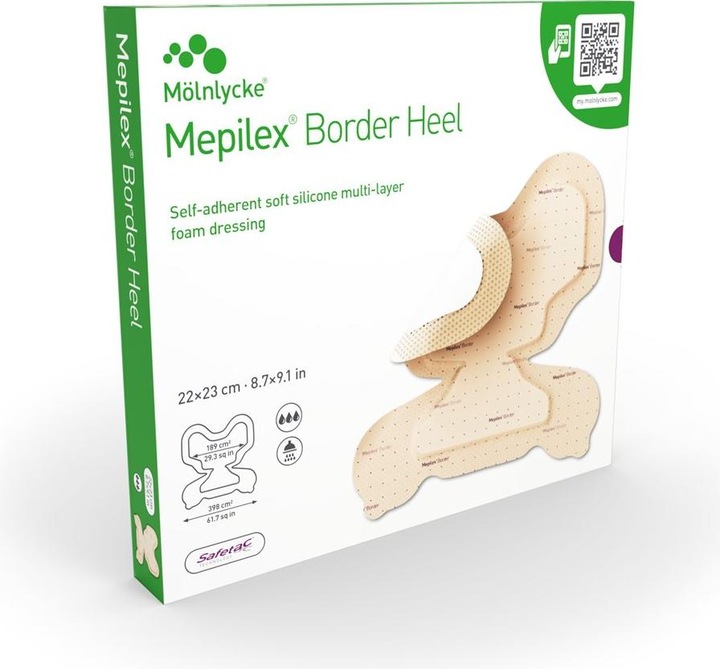 Immagine prodotto Mepilex Border Heel 22x23cm 6 Pezzi (6 x)