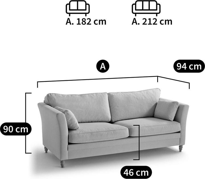 Actual product image La Redoute Interieurs Canape (2 person sofa)