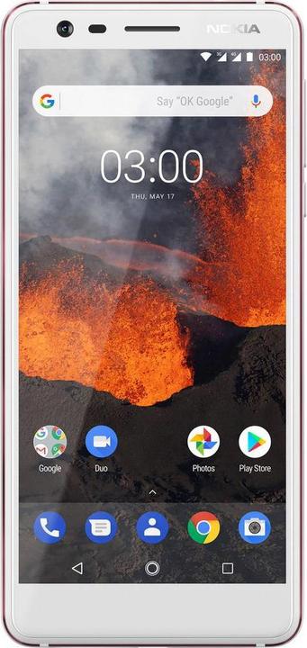 Image du produit Nokia 3.1 (16 Go, Fer blanc, 5.20", Double SIM hybride, 4G)