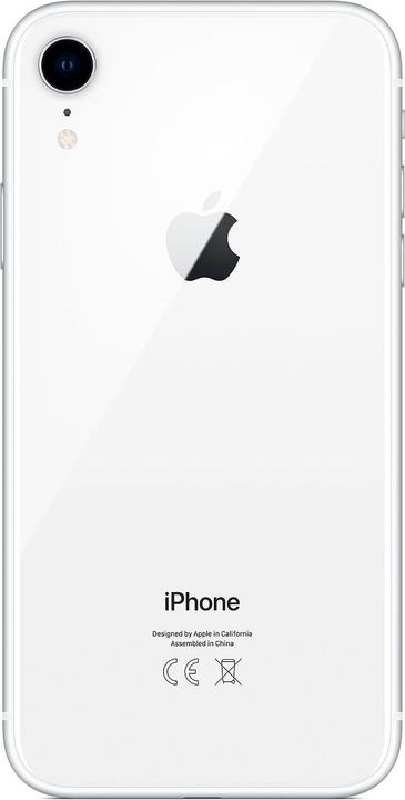 Actual product image Apple iPhone XR (128 GB, White, 6.10", SIM + eSIM, 12 Mpx, 4G)