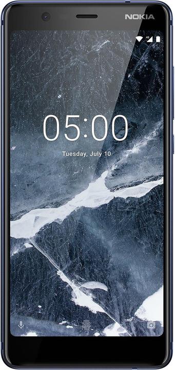 Produktbild Nokia 5.1 (16 GB, Tempered Blue, 5.50", Dual SIM + SD, 4G)