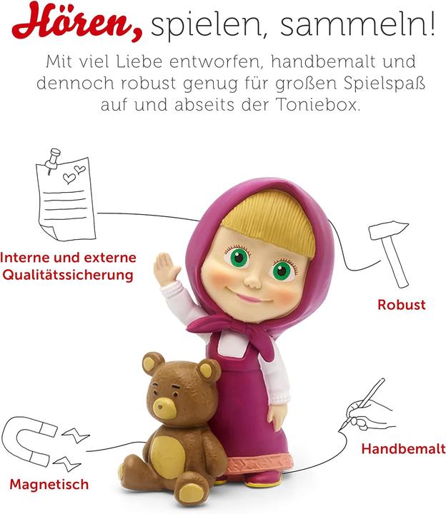 Produktbild Tonies Mascha und der Bär - Ein neuer Freund für Mascha (Deutsch)