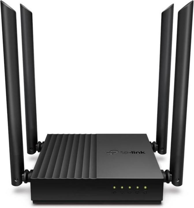 Actual product image TP-Link ARCHER A64 wireless router Gigabit Ethernet Dual-band ( / ) Black