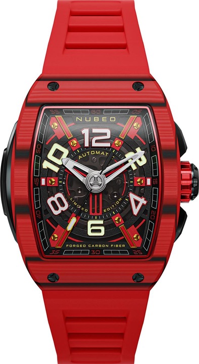Actual product image Nubeo NB-6079-02 Parker Automatic Limited 44mm 3ATM men's watch