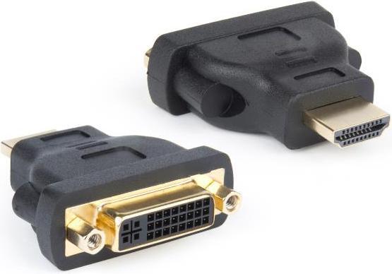 Productafbeelding Hamlet XVAHDM-DV HDMI DVI kabel genderomkeeradapter Zwart (DVI, HDMI)