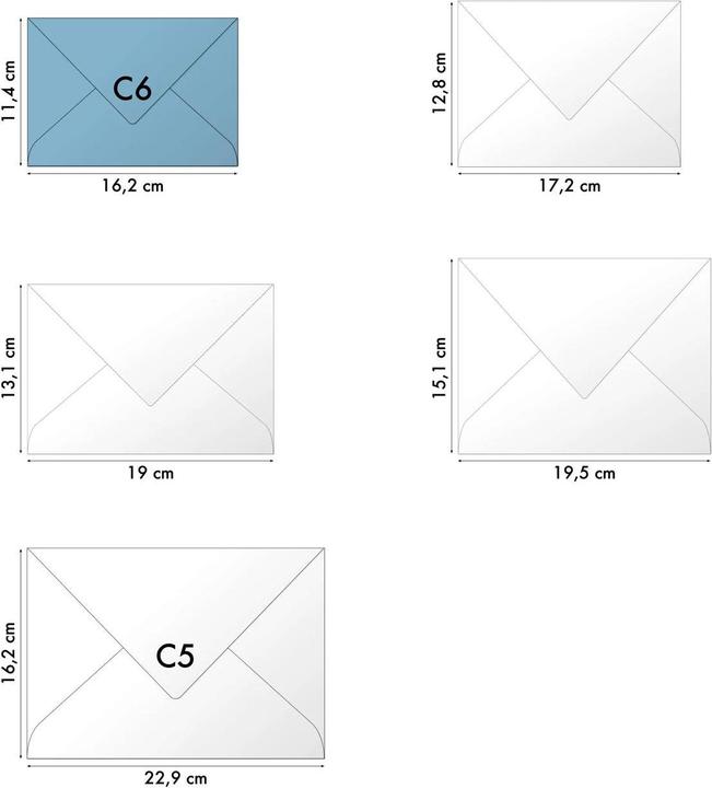 Actual product image Clairefontaine Lalo envelopes (160x)