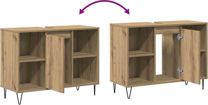 Actual product image vidaXL Badezimmerschrank (33 x 80 x 60 cm)