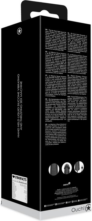 Actual product image Ouch! Hand Held Liquid Silicone Vibrating and Thrusting