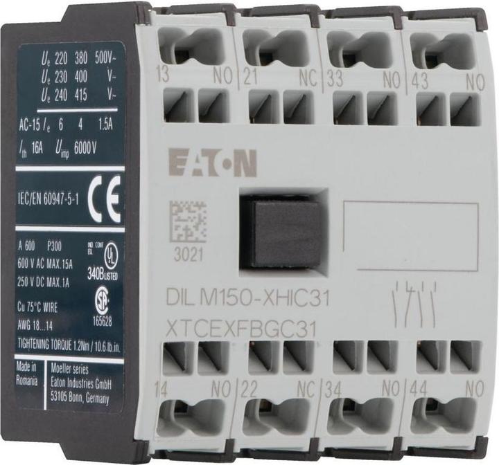 Actual product image Eaton Auxiliary switch module, 4-pole, Ith= 16 278045