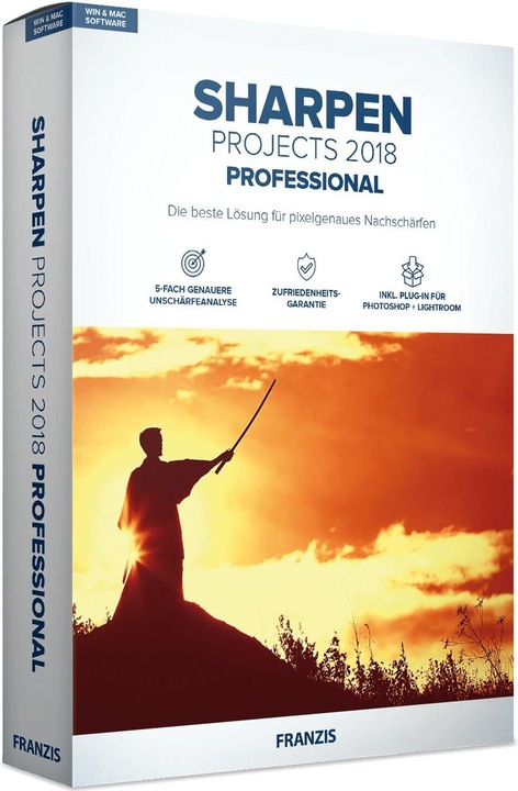 Produktbild Franzis Sharpen Projects 2018 Pro (1 User, unbegrenzt)