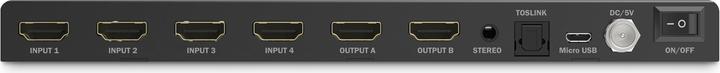 Image du produit Digitus 4x2 HDMI Matrix Switch / Multi-Viewer, 4K/30Hz