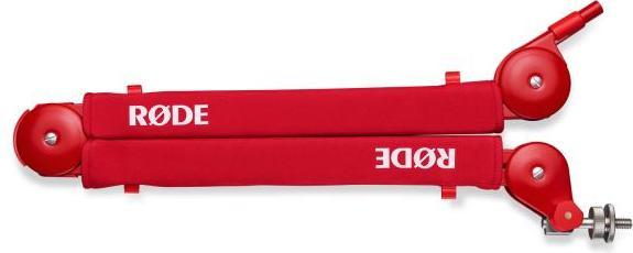 Produktbild RØDE Mikrofonarm PSA1+ Plus Rot mit XLR Kabel
